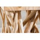 STOLIK KAWOWY DRIFTWOOD 40X40 CM TEAK