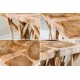 STOLIK KAWOWY DRIFTWOOD 40X40 CM TEAK