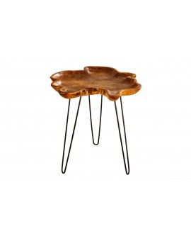 STOLIK KAWOWY WILD 62 CM TEAK