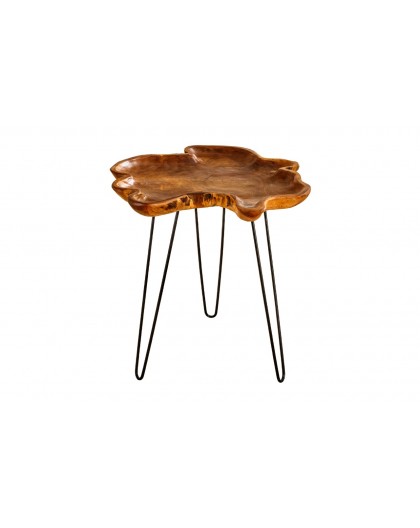 STOLIK KAWOWY WILD 62 CM TEAK