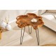 STOLIK KAWOWY WILD 62 CM TEAK