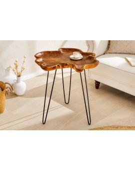 STOLIK KAWOWY WILD 62 CM TEAK