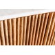 KOMODA TRES CHIC 102X43 CM MANGO BIAŁY MARMUR