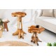 STOLIK KAWOWY II ROOT 40 CM TEAK