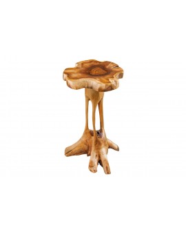 STOLIK KAWOWY II ROOT 42 CM TEAK
