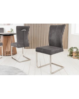 KRZESŁO SAMSON SZARE