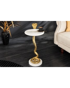 STOLIK KAWOWY WILDLIFE COBRA 30 CM ZŁOTY