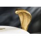 STOLIK KAWOWY WILDLIFE COBRA 30 CM ZŁOTY