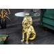 STOLIK KAWOWY WILDLIFE LION 45 CM ZŁOTY