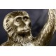 STOLIK KAWOWY WILDLIFE MONKEY 55 CM ZŁOTY
