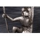 STOLIK KAWOWY WILDLIFE MONKEY 55 CM SREBRNY