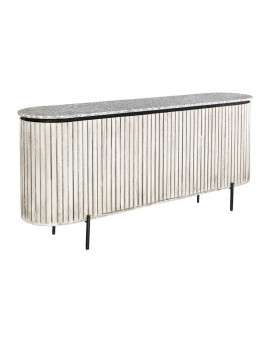 KOMODA ADLON 170X40 CM MANGO SZARA