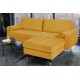 PUF COZY VELVET 80X80 CM MUSZTARDOWY WELUR