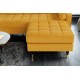 PUF COZY VELVET 80X80 CM MUSZTARDOWY WELUR