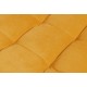 PUF COZY VELVET 80X80 CM MUSZTARDOWY WELUR