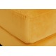 PUF COZY VELVET 80X80 CM MUSZTARDOWY WELUR