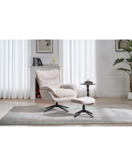 FOTEL OBROTOWY CLOUD BEŻOWY