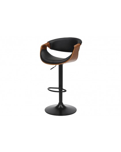 HOKER OBROTOWY ORGANIC EKOSKÓRA CZARNA