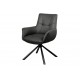 KRZESŁO OBROTOWE SIGNATURE CZARNA SKÓRA