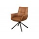 KRZESŁO OBROTOWE SIGNATURE BRĄZOWA SKÓRA