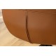 KRZESŁO OBROTOWE SIGNATURE BRĄZOWA SKÓRA
