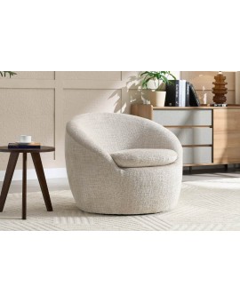 FOTEL OBROTOWY ALPINE BEŻOWY