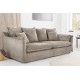 SOFA HEAVEN 202X105 CM SZTRUKS SZAROBEŻOWY