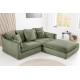 SOFA HEAVEN 202X105 CM SZTRUKS ZIELONY
