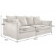 SOFA HEAVEN 202X105 CM SZTRUKS ZIELONY