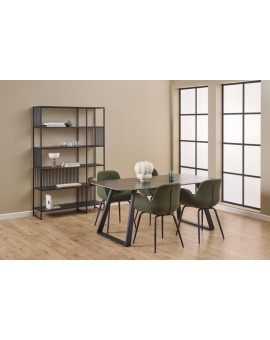 STÓŁ ANTALYA 180X90CM CERAMIKA CZARNA