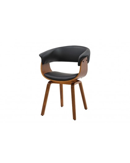 KRZESŁO ORGANIC II EKOSKÓRA CZARNA