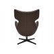 FOTEL OBROTOWY VOGUE EKOSKÓRA BRĄZOWA