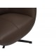 FOTEL OBROTOWY VOGUE EKOSKÓRA BRĄZOWA