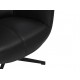 FOTEL OBROTOWY VOGUE EKOSKÓRA CZARNA