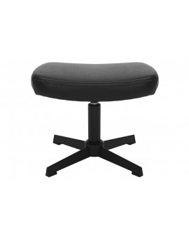 PODNÓŻEK OBROTOWY VOGUE EKOSKÓRA CZARNY