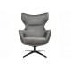 FOTEL OBROTOWY VOGUE SZARY