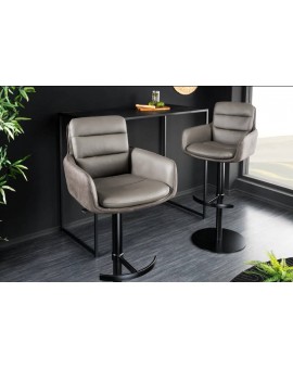 HOKER OBROTOWY II BIG GEORGE TAUPE SKÓRA