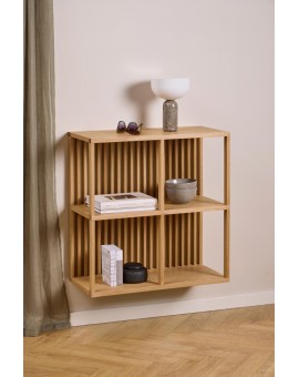 REGAŁ ŚCIENNY WELLINGTON  67X31CM DĄB