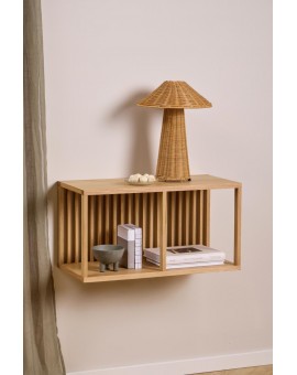 REGAŁ ŚCIENNY WELLINGTON  II 67X31CM DĄB