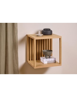 REGAŁ ŚCIENNY WELLINGTON 34X31CM DĄB