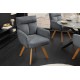 KRZESŁO OBROTOWE III BIG GEORGE SZARE