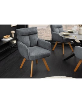 KRZESŁO OBROTOWE III BIG GEORGE SZARE