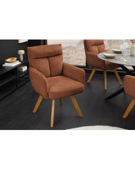 KRZESŁO OBROTOWE III BIG GEORGE BRĄZOWE