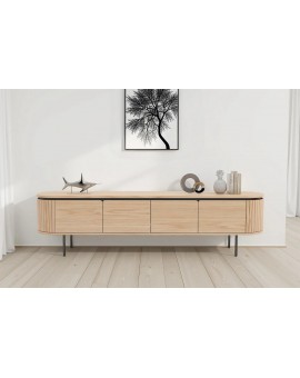 SZAFKA RTV ATELIER 200X40 CM DĄB