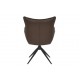 KRZESŁO OBROTOWE VOGUE EKOSKÓRA BRĄZOWE
