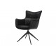 KRZESŁO OBROTOWE VOGUE EKOSKÓRA CZARNE