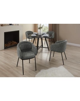 KRZESŁO FLORENZ SZARE