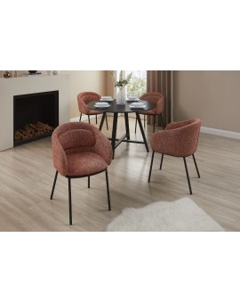 KRZESŁO FLORENZ BRĄZOWE