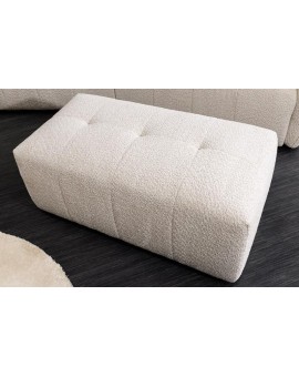 PUF ROYAL 118X60 CM BOUCLE BEŻOWA