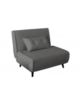 FOTEL ROZKŁADANY SMART MULTIFUNCTION SZTRUKS SZARY